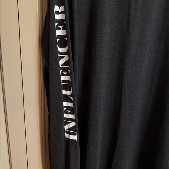 LuLaRoe Unisex Hudson Charcoal Tee 3XL NWT - Picture 4 of 4